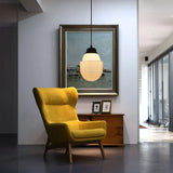 Fitting LED | Vintage Opal Glass Pendant Light for Elegant Ambient Lighting