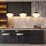 Fitting LED | Vintage Opal Glass Pendant Light for Elegant Ambient Lighting