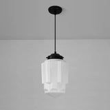 Fitting LED | Vintage Opal Glass Pendant Light for Elegant Ambient Lighting