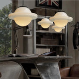 Fitting LED | Vintage Opal Glass Pendant Light for Elegant Ambient Lighting