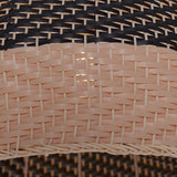Fitting LED | Woven Rattan LED Pendant Light Boho Hanging Ceiling Lamp