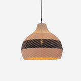 Fitting LED | Woven Rattan LED Pendant Light Boho Hanging Ceiling Lamp